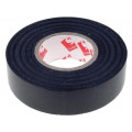SCAPA-2702-19X25BLACK; Tape: electrical insulating; W: 19mm; L: 25m; Thk: 0.13mm; black; SCAPA