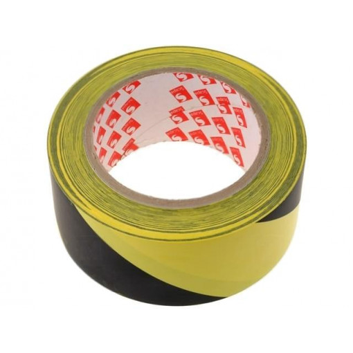 SCAPA-2724-50; Tape: warning; yellow-black; L: 33m; W: 50mm; V: self-adhesive; SCAPA