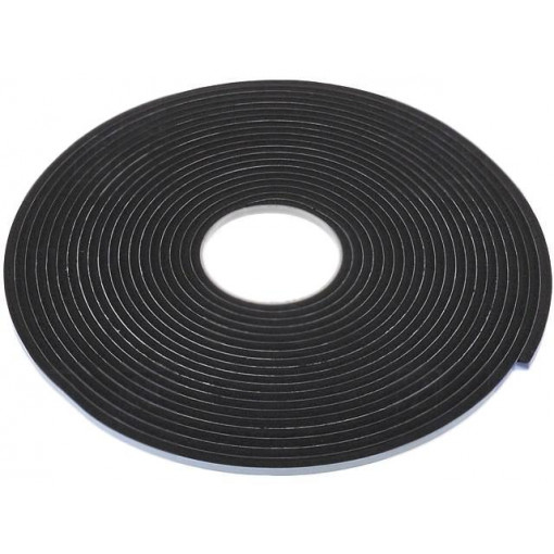 SCAPA-3209-6; Tape: sealing; W: 6mm; L: 12m; Thk: 6mm; black; acrylic; PVC foam; 170%; SCAPA