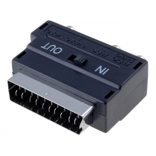 ; Adapter; RCA socket x3,SCART plug,SVHS socket 4pin; ; Adapter; RCA socket x3,SCART plug,SVHS socket 4pin;