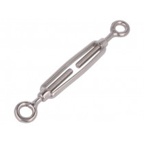 SCI-A-M5-A4; Turnbuckle; acid resistant steel A4; for rope; eye/ eye; 8mm; KRAFTBERG SCI-A-M5-A4; Turnbuckle; acid resistant steel A4; for rope; eye/ eye; 8mm; KRAFTBERG
