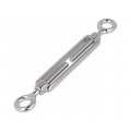 SCI-A-M6-A4; Turnbuckle; acid resistant steel A4; for rope; eye/ eye; 10mm; KRAFTBERG SCI-A-M6-A4; Turnbuckle; acid resistant steel A4; for rope; eye/ eye; 10mm; KRAFTBERG