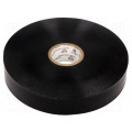 ; Tape: electrical insulating; W: 19mm; L: 33m; Thk: 0.25mm; black; 3M