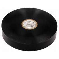 ; Tape: electrical insulating; W: 19mm; L: 33m; Thk: 0.25mm; black; 3M
