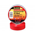 ; Tape: electrical insulating; W: 19mm; L: 20m; Thk: 0.178mm; red; 225%; 3M