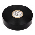 ; Tape: electrical insulating; W: 19mm; L: 20m; Thk: 0.22mm; black; 3M