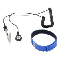 4650; Wristband; ESD; Material: plastic; blue; 1MΩ; 4mm; SCS 4650; Wristband; ESD; Material: plastic; blue; 1MΩ; 4mm; SCS