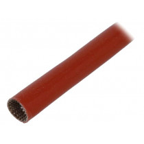 SCS4KV 10.0 RB 10; Insulating tube; Mat: glass fibre coated  with silicone rubber; FAVIER