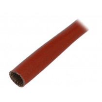 SCS4KV 12.0 RB 10; Insulating tube; Mat: glass fibre coated  with silicone rubber; FAVIER