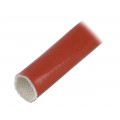 SCS4KV 20.0 RB 5; Insulating tube; Mat: glass fibre coated  with silicone rubber; FAVIER