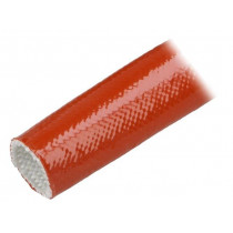 SCS4KV 25.0 RB 25; Insulating tube; Mat: glass fibre coated  with silicone rubber; FAVIER