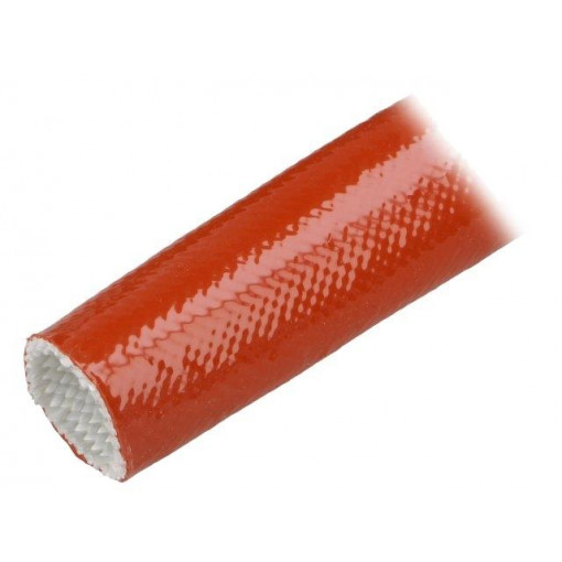 SCS4KV 25.0 RB 25; Insulating tube; Mat: glass fibre coated  with silicone rubber; FAVIER