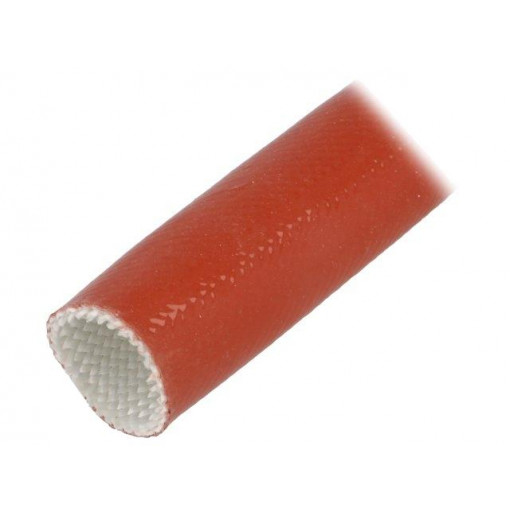 SCS4KV 25.0 RB 5; Insulating tube; Mat: glass fibre coated  with silicone rubber; FAVIER