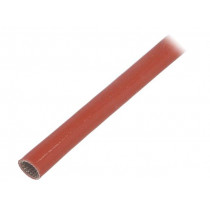 SCS4KV 6.0 RB 10; Insulating tube; Mat: glass fibre coated  with silicone rubber; FAVIER