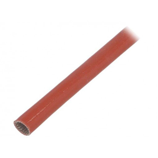 SCS4KV 6.0 RB 10; Insulating tube; Mat: glass fibre coated  with silicone rubber; FAVIER