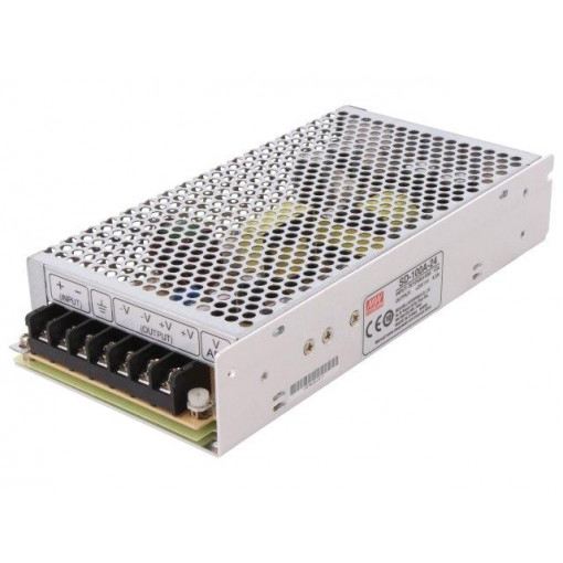 SD-100A-24; Converter: DC/DC; 100.8W; Uin: 9.5÷18V; Uout: 24VDC; Iout: 4.2A; 650g; MEAN WELL