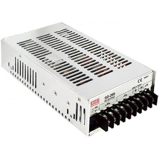 SD-200B-24; Converter: DC/DC; 201.6W; Uin: 19÷36V; Uout: 24VDC; Iout: 8.4A; 1100g; MEAN WELL