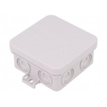 33290701; Enclosure: junction box; X: 75mm; Y: 75mm; Z: 37mm; polypropylene; SPELSBERG 33290701; Enclosure: junction box; X: 75mm; Y: 75mm; Z: 37mm; polypropylene; SPELSBERG