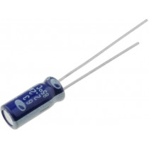 SG1J225M05011BB; Capacitor: electrolytic; THT; 2.2uF; 63VDC; Ø5x11mm; Pitch: 2mm; SAMWHA