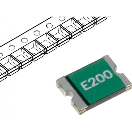 SD200-08; Fuse: PTC polymer; 2A; Case: 1812; ECE