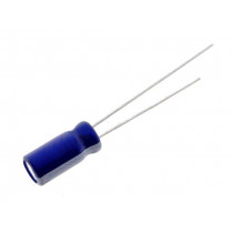 SD2A105M05011BB; Capacitor: electrolytic; THT; 1uF; 100VDC; Ø5x11mm; Pitch: 2mm; ±20%; SAMWHA SD2A105M05011BB; Capacitor: electrolytic; THT; 1uF; 100VDC; Ø5x11mm; Pitch: 2mm; ±20%; SAMWHA