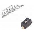 SDA01H0SBR; Switch: DIP-SWITCH; Poles number: 1; OFF-ON; 0.025A/24VDC; Pos: 2; C&K