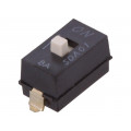 SDA01H1SBD; Switch: DIP-SWITCH; Poles number: 1; OFF-ON; 0.025A/24VDC; Pos: 2; C&K