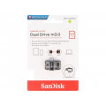 SDDD3-064G-G46; Pendrive; OTG,USB 3.0; 64GB; 150MB/s; Micro USB,USB A; SANDISK