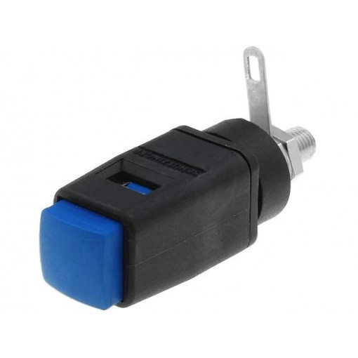 SDK503/BL; Laboratory clamp; blue; 60VDC; 16A; Contacts: nickel; -25÷90°C; SCHÜTZINGER