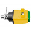SDK5230/GNGE; Laboratory clamp; yellow-green; 60VDC; 16A; Contacts: nickel; SCHÜTZINGER