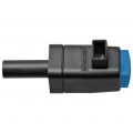 SDK799/BL; Laboratory clamp; blue; 300VDC; 16A; Contacts: nickel; -25÷90°C; SCHÜTZINGER