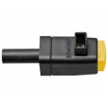 SDK799/GE; Laboratory clamp; yellow; 300VDC; 16A; Contacts: nickel; -25÷90°C; SCHÜTZINGER