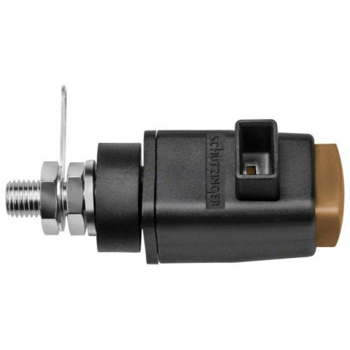 SDK800/BR; Laboratory clamp; brown; 300VDC; 16A; Contacts: nickel; -25÷90°C; SCHÜTZINGER