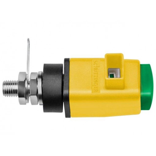 SDK800/GNGE; Laboratory clamp; yellow-green; 300VDC; 16A; Contacts: nickel; SCHÜTZINGER