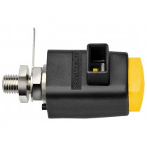 SDK801/GE; Laboratory clamp; yellow; 300VDC; 16A; Contacts: nickel; -25÷90°C; SCHÜTZINGER