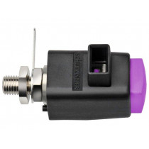 SDK801/VI; Laboratory clamp; purple; 300VDC; 16A; Contacts: nickel; -25÷90°C; SCHÜTZINGER