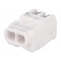 88167926 SDKF 2; Installation quick splice; SDKF; spring clamp; 0.2÷2.5mm2; 300V; ELECTRO TERMINAL 88167926 SDKF 2; Installation quick splice; SDKF; spring clamp; 0.2÷2.5mm2; 300V; ELECTRO TERMINAL