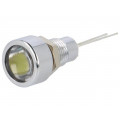 SDML081; Indicator: LED; flat; Cutout: Ø8.2mm; IP67; for PCB; brass; ØLED: 5mm; SIGNAL-CONSTRUCT SDML081; Indicator: LED; flat; Cutout: Ø8.2mm; IP67; for PCB; brass; ØLED: 5mm; SIGNAL-CONSTRUCT