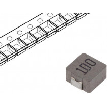 SDN0530MT100; Inductor: wire; SMD; 10uH; Ioper: 3.2A; 125mΩ; Body dim: 5.2x5.2x3mm; Viking