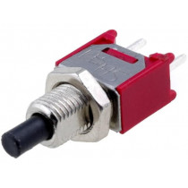 ; Switch: push-button; Pos: 2; SPST-NO; 1A/120VAC; 1A/28VDC; OFF-(ON); SALECOM ELECTRONICS