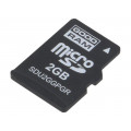 SDU2GGPGRB; Memory card; industrial; SD Micro,pSLC; 2GB; Class 10; -25÷85°C; GOODRAM INDUSTRIAL