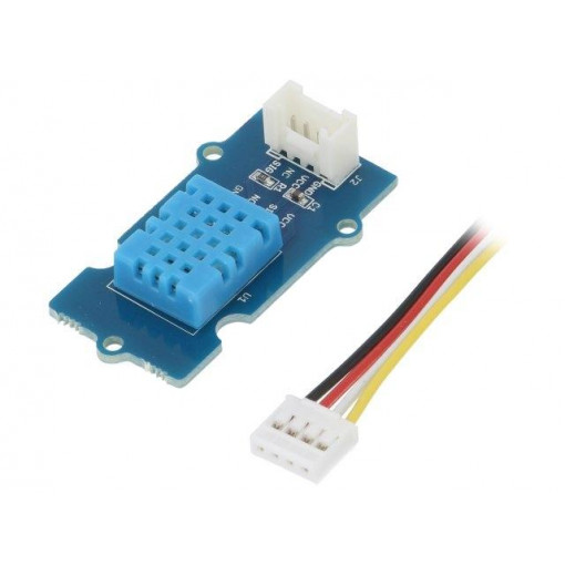 TEMPERATURE & HUMIDITY SENSOR; Sensor: atmospheric; temperature,humidity; 3.3÷5VDC; IC: DHT11; SEEED STUDIO