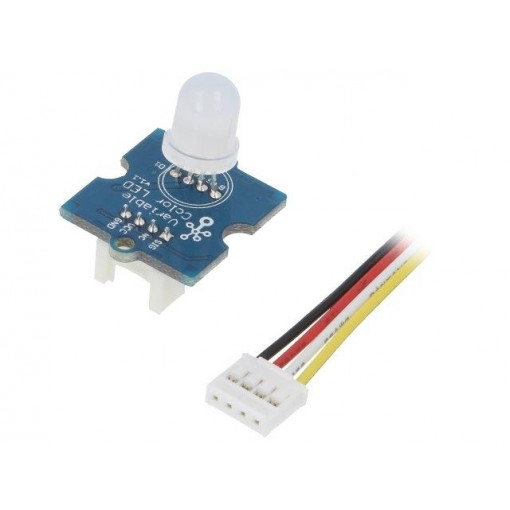 VARIABLE COLOR LED V1.1; Module: LED; Grove Interface (4-wire); 3.3÷5VDC; 20x20x30mm; SEEED STUDIO VARIABLE COLOR LED V1.1; Module: LED; Grove Interface (4-wire); 3.3÷5VDC; 20x20x30mm; SEEED STUDIO