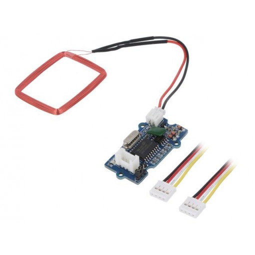 125KHZ RFID READER; Module: RFID; reader; Grove; 4.75÷5.25VDC; Dim: 44x24x9.6mm; 125kHz; SEEED STUDIO 125KHZ RFID READER; Module: RFID; reader; Grove; 4.75÷5.25VDC; Dim: 44x24x9.6mm; 125kHz; SEEED STUDIO