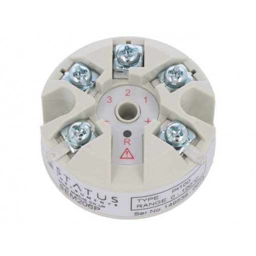 SEM206P; Converter: temperature; 10÷30VDC; OUT 1: 4÷20mA; -40÷85°C; STATUS