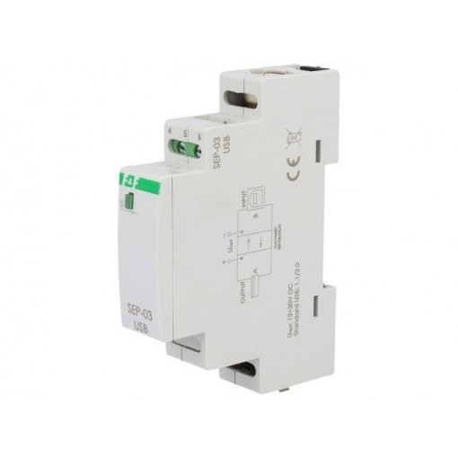 SEP-03USB; Converter: signal separator; DIN; IP20; -25÷40°C; F&F