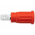 SEPB 7090 NI/RT; Socket; 4mm banana; 24A; 1kV; red; push-in; 34mm; -25÷80°C; 5mΩ; SCHÜTZINGER