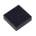 ; Self-adhesive foot; black; rubber; Y: 8mm; X: 8mm; Z: 2.5mm; FIX&FASTEN