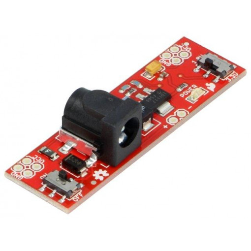 PRT-13157; Module: voltage regulator; pin strips; 4÷9VDC; 0.8A; SPARKFUN ELECTRONICS INC.