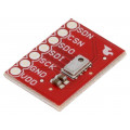 SEN-09721; Sensor: atmospheric; barometer; SPI; IC: MPL115A1; pin strips; SPARKFUN ELECTRONICS INC. SEN-09721; Sensor: atmospheric; barometer; SPI; IC: MPL115A1; pin strips; SPARKFUN ELECTRONICS INC.